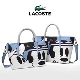 MRJC # Lacoste Mickey tote bag stripe high quality COD