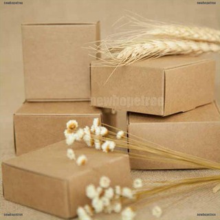 NTPH 5pcs Kraft paper box handmade soap box gift box packaging jewelry Easter box NTT (1)