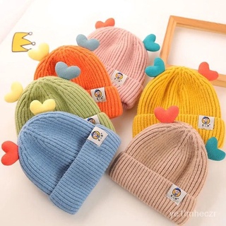 Baby Knitted Hats Autumn and Winter Cute Princess Warm Young Children Winter Winter Thickened Baby G