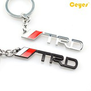 Car Key Ring Key Chain Badges Emblem For Toyota TRD