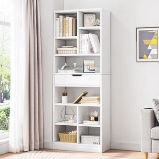 Shelf Floor Multi-Layer Simple Bookshelf Bookcase Living Room Study Bedroom Locker Economical Dormitory Storage Rack u16L