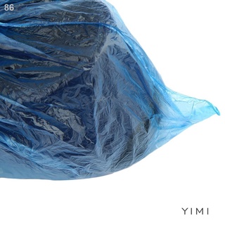 ❅◇HOT 100Pcs/Set Disposable Plastic Shoe Covers Rooms Outdoors Waterproof Rain-Yimi