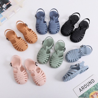 Snap Buckle Children's Roman Sandals Girls Princess Baby Jelly Shoes Beach Shoes Children's Baotou N