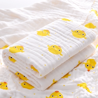 4 Layers of Pure Cotton Baby Child Quilt Soft Skin-friendly Swaddle Blanket For Newborn Cover Towel Bath Gauze Sleeping