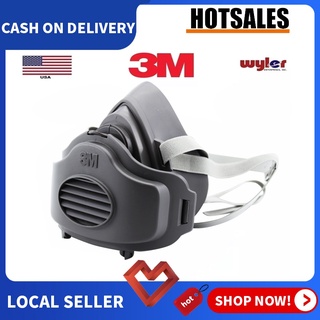 3M 3200 Single Cartridge Half Facepiece Respirator Industrial Gas Mask