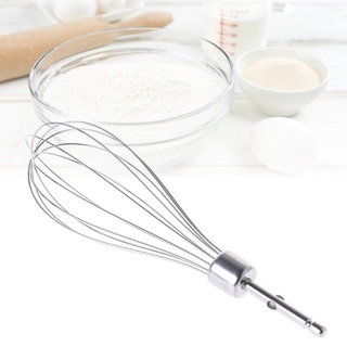 2pcs Stainless Steel Balloon Wire Whip Mixer Attachment Flour Cake Balloon Whisk Egg Cream Electric Egg Beater Accessories (1)