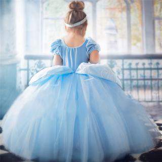 [NNJXD]Fairt Tale Dress Costume Kids Dresses For Girls Princess Brhtday Party Long Gown