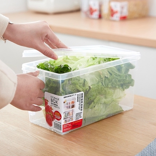 Plastic Storage Bin Box Refrigerator Food Container Kitchen Fridge Freezer (2)