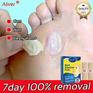 24Pcs Aliver warts and mole remover pads ​(Corn Removal Patch serum original /Wart Treatment crea)