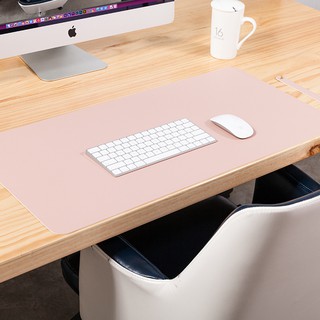 Premium Double sided Desk Table Mouse Pad Mat Portable Waterproof Non-slip PVC Leather Gaming (1)