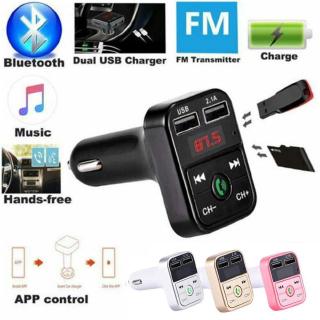 Car Kit Handsfree Wireless Bluetooth FM Transmitter LCD MP3 Player USB Charger
