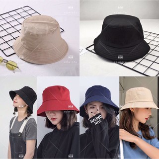 Korean Fashion Plain Bucket Hat