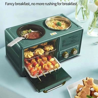 KAISA VILLA 4 in 1 mini breakfast machine oven toaster steamer pan JD-8032