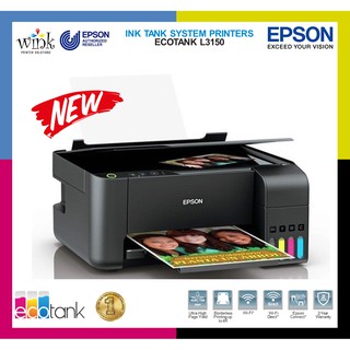 Epson L3150 Printer Scanner Copier or Xerox WiFi Wireless Brand New CISS Continous and One Set Inks