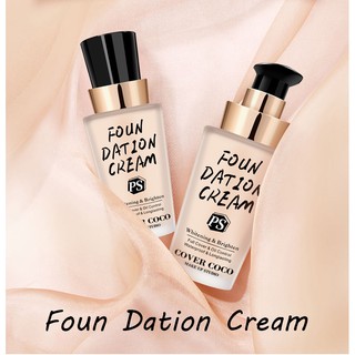 Aliver Liquid foundation Nude makeup Concealer Skin care isolation Brighten Concealer powder 40ml (2)