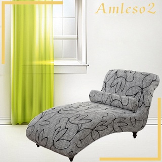 [AMLESO2] Stretch Furniture Slipcover Sofa Living Room Soft Chaise Lounge Slipcovers for Furniture Living Bedroom Chaise