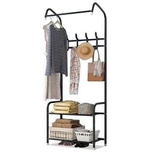 Modern Minimalist Bedroom Cloth Hanger Multi Function Simple Coat Rack Rak Pakaian