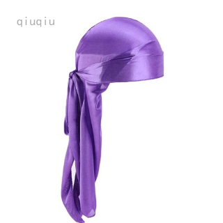 qiuqiu Pirate Hat Silky Durag For Men Women Headwrap Durags Headscarf Soft Cap For Hair Accessories