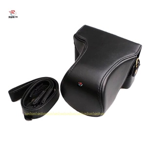 【Stock】 PU Leather Camera Case Bag Pouch For Canon EOS M100 With 15-45mm Lens