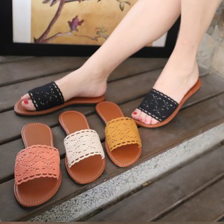 Korean fashion flat sandals shoes for women