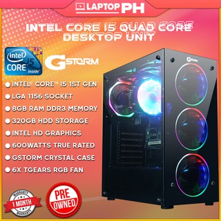 in stock！Intel Core i5 Quad Core Gaming Desktop | Intel Core i5 1st Gen, 8Gb RAM DDR3, 320Gb HDD
