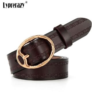Real Leather Belt Women Black Pin Belt Male Retro Designer Brand Cowhide Genuine Leather Carving Design Belts