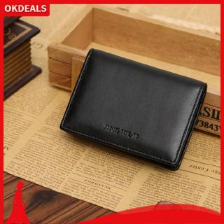 OKDEALS Black Fashion Bifold ID Credit Card Men's Wallet