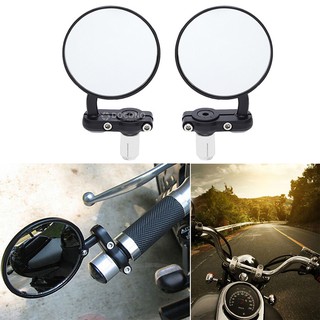 bar end side mirror side mirror Motorcycle Rear View Mirror Round 7/8" Handle End Motorcy