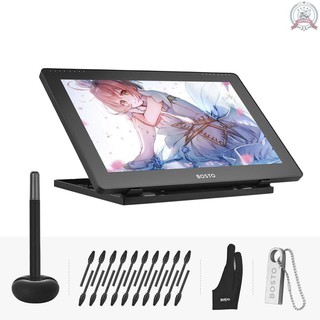 insJ&F BOSTO 16HDT Portable 15.6 Inch H-IPS LCD Graphics Drawing Tablet Display Support Capacitive T
