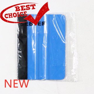 COD Plastic Car Vinyl Squeegee Decal Wrap Application Tool Soft Felt Edge Scraper (8)