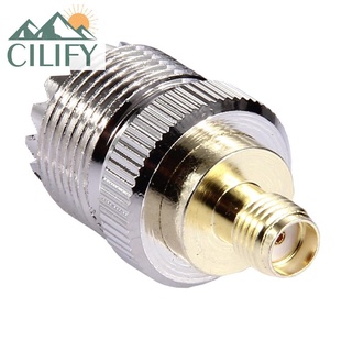 Cilify SO239 SL16 SMA Female to UHF Female RF Coaxial Connector RF Coax Adapter