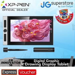 XP-Pen Innovator 16 Graphic Display Tablet with Tilt Function, 8 Express Keys w/ Battery-Free Stylus