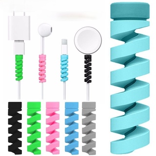 2 sets of new cable protector, cable winder, cable protector, USB charging data cable
