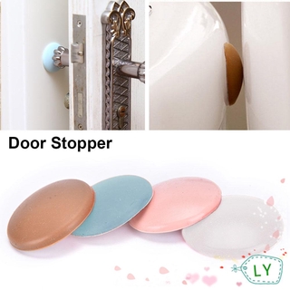 LY Silicone Door Handle Stopper Buffer Self Adhesive Wall Protector Doorknob Crash Pad Rubber Anti-slip Sticker Bumper/Multicolor