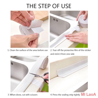 ✴YOLA 3.2m PVC Seal Tape Bathroom Wall Corner Sealing Strip Waterproof Kitchen Toilet Self Adhesive