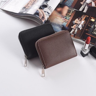 ❣♈Phone & Key Wallets❈☎☜✿✉☑Bisi Goro Small Men's Zipper Leather Wallet Short Purse Korean Pouch Clut
