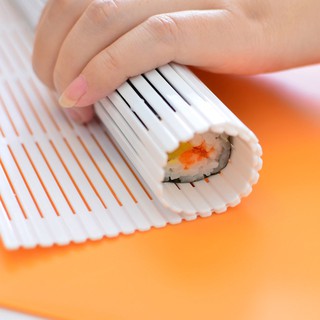 【spot good】▨✺allbuy] DIY Easy Sushi Roller Pad Plastic Mat Makers Magic Cooking Home Tool
