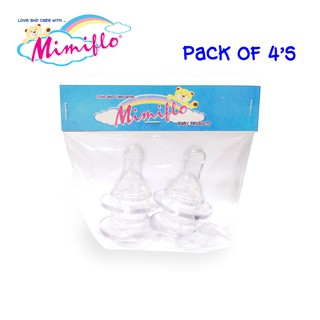 Mimiflo® Silicone Nipple Standard (4's/pack)