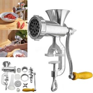 Manual Meat Grinder &amp; Sausage Noodle Dishes Handheld Making Gadgets Mincer Pasta Maker Crank
