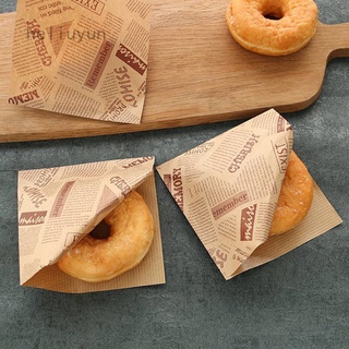 heliuyun Food Grade Oil-paper Sandwich Baking Wax Paper Food Wrappers -Grease-proof US