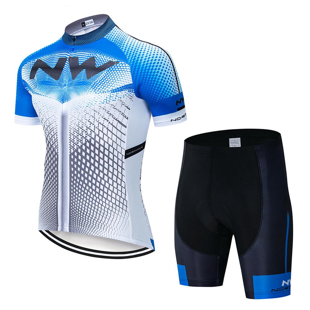 New Style Sale NW Cycling Jersey Set Short Sleeve Cycling Jersey Breathable Shirts Bicycle Pants