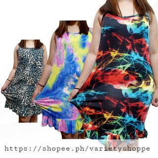 Plus size Dress Ruffles | Tie dye Dress | Ruffles Dress