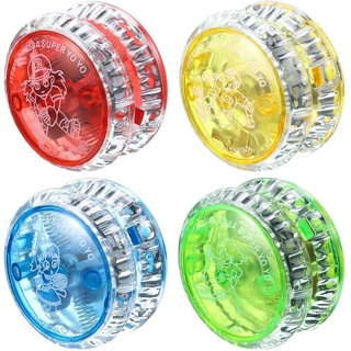 Yo-yo toy✎❇✱【Buy 1 Take 1】Super LED Light Magic Yoyo Ball Toys for Kids Responsive Auto Return High- (1)