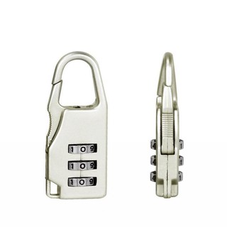 Mini 3 Digit Dial Resettable Combination Travel Luggage Suitcase Lock Padlock (2)