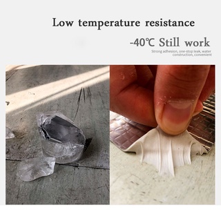 X2000 Aluminum Foil Butyl Tape High Temperature Resistance Waterproof Tape Roof Pipe Leak Repairing (4)