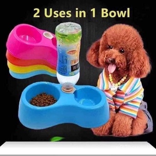2021 New Arrival Pet 2in1 bowl food bowl drinking feeding bowls (No Bottle)2021 latest bEXG