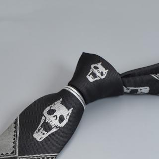 2 Style Skull Tie JoJo's Bizarre Adventure KILLER QUEEN Cosplay Skull Tie (9)