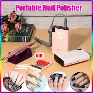 【Available】Portable Rechargeable Nail Drill Machine 30000RPM Manicure Machine Electric Nail File Nai