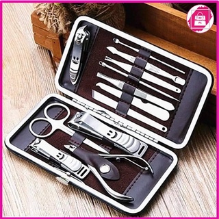 Manicure Set 12 in 1 Nail Clipper Set Nail Cutter Stainless Steel Manicure Pedicure Nail Personal Ca