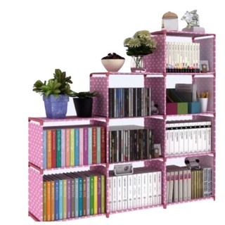 No1.go DIY 3 row multi function bookshelf Storage rack